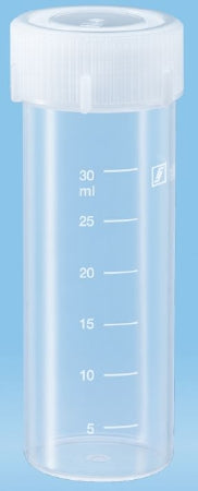 Sarstedt - Centrifuge Tube Flat Bottom Plain 30 X 84 mm 30 mL Without Color Coding Screw Cap Polypropylene Tube - 62.555.001