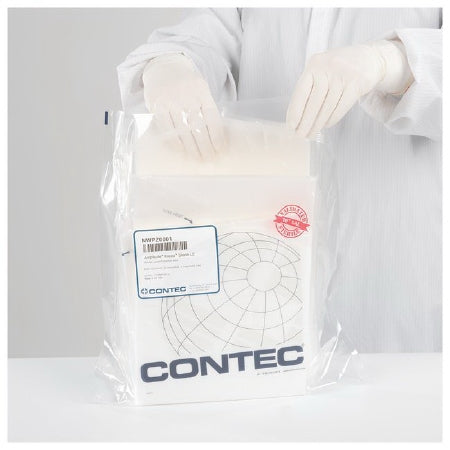 Contec Amplitude Kappa - Cleanroom Wipe ISO Class 5 White Sterile Rayon / Polyester 12 X 12 Inch Disposable - 19120818