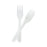 McKesson - Fork Medium Weight White Polypropylene - 16-4595