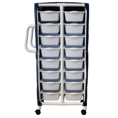 Mjm International - Specialty Cart 5.5 X 12.25 X 16 Inch Bin Size, 16.75 X 36 X 66.87 Inch - 360-16T