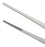 Centurion - Dressing Forceps DeBakey 8 Inch Length Floor Grade Stainless Steel Sterile NonLocking Thumb Handle Straight Serrated Tips - Medline - 67740