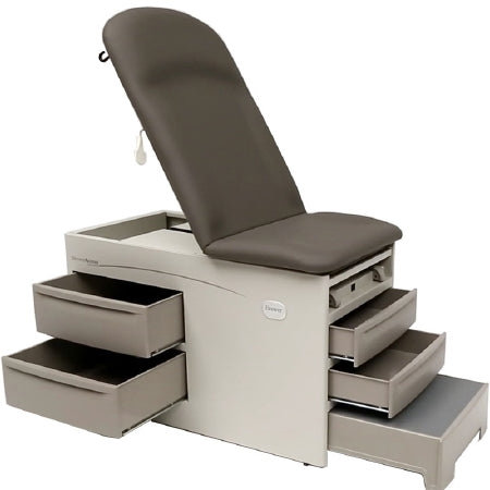 The Brewer Company Access Exam Table With Electric Outlet Fixed Height 500 Lbs. - 5001-SPUS403