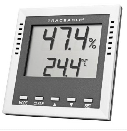 Control 3 Holdings LLC Traceable Dew Point / Wet Bulb / Humidity / Thermometer Fahrenheit / Celsius -40° to 158°F (-40° to 70°C) Internal Sensor Flip-out Stand, Wall Mount Battery Operated - 4410