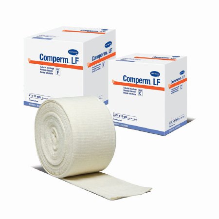 Hartmann Comperm LF Tubular Compression Bandage Large Knees, Thighs Cotton / Polyester 4 Inch X 11 Yards Size F - 83060000