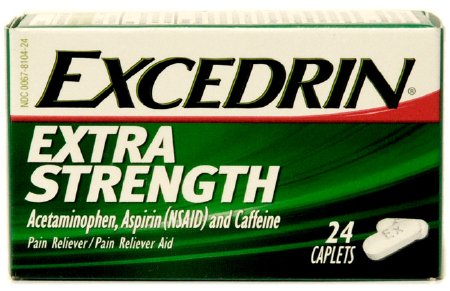 Novartis Excedrin Pain Relief 500 mg Strength Acetaminophen Caplet 24 per Bottle - 67811924