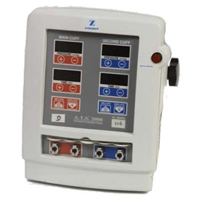 Zimmer ATS 2000 - Automatic Tourniquet System 12.75 Inch Length Dual Controls, Dual Hosing, Dual Cuffs - ATS2000R1