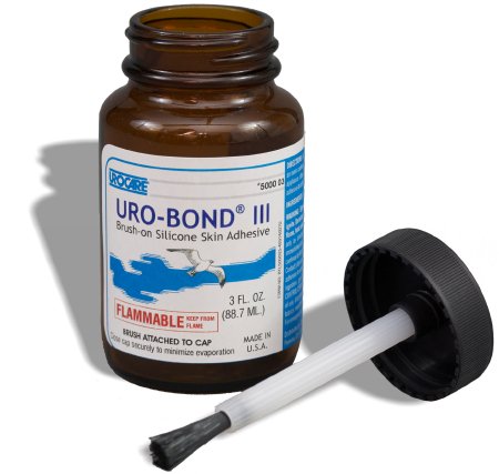 Urocare Products Uro-Bond III Brush-On Adhesives 3 oz., Silicone - 500003
