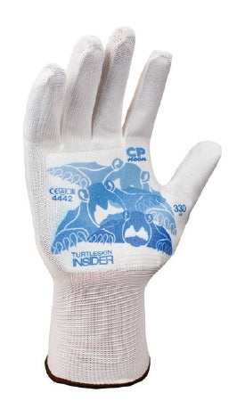 Warwick Mills Turtleskin CP Neon Insider Cut Resistant Glove Liner Powder Free Nylon / Polyester White Small - CPB-300-SMALL