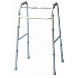Graham-Field Lumex Single Release Walker Aluminum Frame 300 lbs. Weight Capacity 32-1/2 to 39-1/2 Inch Height - 613070A