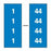 WRITE-ON TAG - Pre-Printed Label Multipurpose Label Blue / White Tape Number Patterned 1/4 Inch - T-920-02