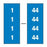 Key Surgical WRITE-ON TAG Blank Label Tape Multipurpose Label Without Legend Blue / White 8-1/2 X 11 Inch - T-920-02
