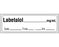 Shamrock - Drug Label Anesthesia Label LABETALOL _____ mg / ml / Date _____ Time _____ Int. _____ White 1/2 X 1 Inch - SA-3213-DTI-PRE
