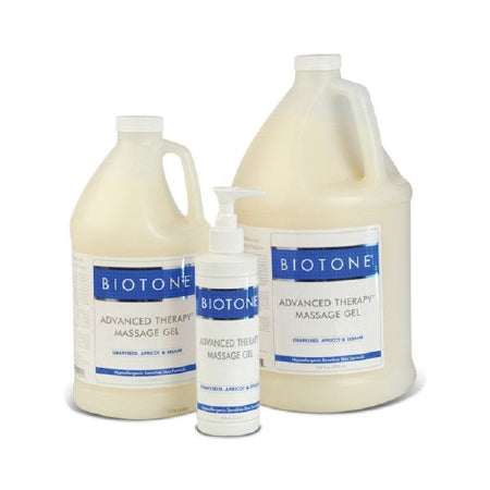 Lhasa OMS Biotone Advanced Therapy Massage Treatment 8 oz. Pump Bottle Unscented Gel - BT.ATG.8