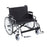 drive Sentra EC - Bariatric Wheelchair Desk Length Arm Swing-Away Footrest Black Upholstery 26 Inch Seat Width Adult 700 lbs. Weight Capacity - STD26ECDDA-SF
