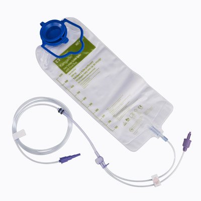 Kangaroo Joey ENPlus - Enteral Feeding Pump Spike Set with Bag 1000 mL DEHP-Free PVC - 765100
