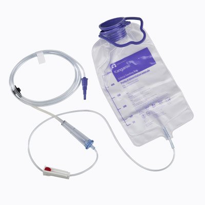 Kangaroo 924 - Enteral Feeding Pump Bag Set 500 mL DEHP-Free PVC - Cardinal - 772025