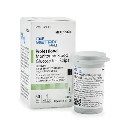 McKesson McKesson TRUE METRIX PRO Blood Glucose Test Strips 50 Test Strips Per Box - 06-R3051P-05