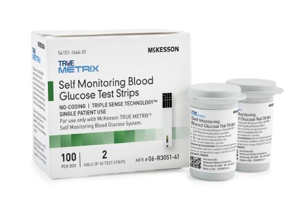 McKesson McKesson TRUE METRIX Blood Glucose Test Strips 100 Test Strips per Box - 06-R3051-41