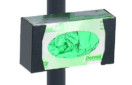 WALKAroo - Glove Box Holder Cart Mounted 1-Box Capacity Black 2.62 X 5 X 9 Inch Steel - 7900-00-57