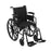 Drive Medical Cruiser III Lightweight Wheelchair Dual Axle Desk Length Arm Flip Back, Padded, Removable Arm Style Mag Wheel Black 18 Inch Seat Width 300 lbs. Weight Capacity - K318ADDA-ELR