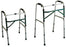 Alimed - Bariatric Folding Walker Adjustable Height Aluminum Frame 500 lbs. Weight Capacity 32 to 38-1/2 Inch Height - 927856