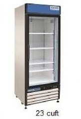 Aegis Scientific Aegis Scientific Upright Freezer Laboratory Use 23 cu.ft. 1 Glass Door Automatic Defrost - 2-F-23G