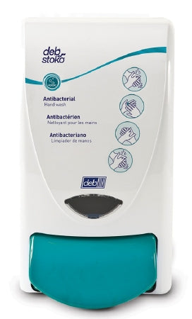 Deb Deb Stoko Skin Care Dispenser White Plastic Push Bar 1 Liter Wall Mount - ANT1LDS
