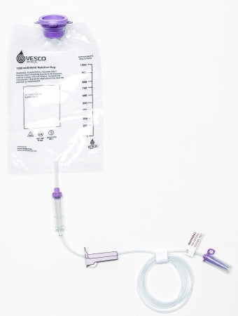 Vesco Medical Vesco Medical Gravity Feeding Bag Set 1000 mL - VED-032