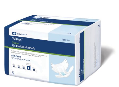 Cardinal Wings Super Adult Incontinent Brief Tab Closure Medium Disposable Heavy Absorbency - 87083