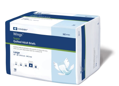 Cardinal Wings Super Adult Incontinent Brief Tab Closure Large Disposable Heavy Absorbency - 87084-