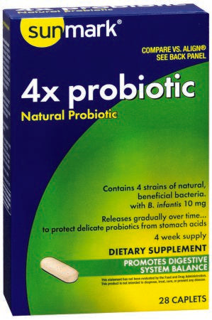 McKesson sunmark Probiotic Dietary Supplement 28 per Box Caplet - 1093954644