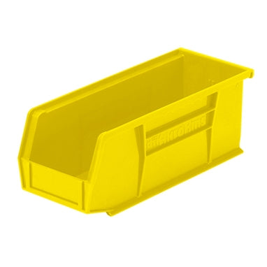 HCL Super Tough - Storage Bin Yellow Plastic 4 X 4-1/8 X 10-7/8 Inch - 1401Y