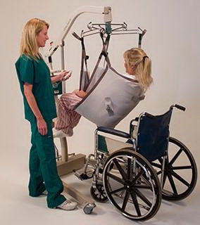 Ez Way Inc Deluxe Patient Lift Sling X-Large 250 to 450 lbs. Weight Capacity - 50313