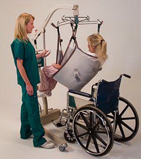 Ez Way - Deluxe Patient Lift Sling Large 190 to 320 lbs. Weight Capacity - 50312