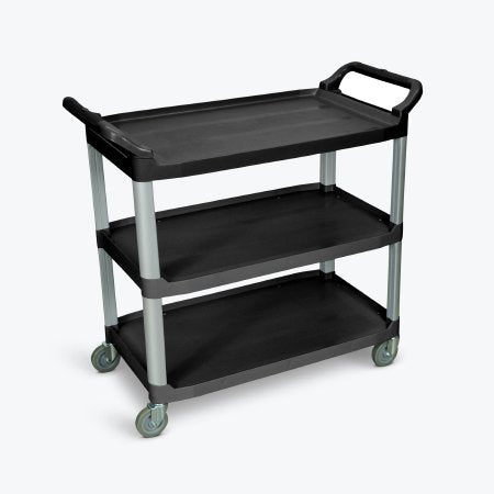 Luxor - Serving Cart 19.75 X 37.25 X 40.5 Inch Black - SC13-B