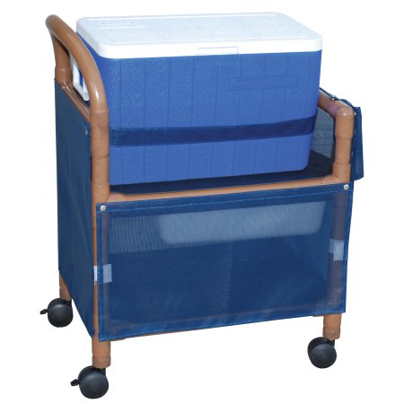 WoodTone - Ice Hydration Cart 17 X 31 X 37.5 Inch 16 X 27 Inch Shelf Size - WT810