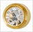 MediStuds - Ear Piercing Stud 24K Gold Plated Stainless Steel Crystal April Birthstone Bezel Mount - 2043P