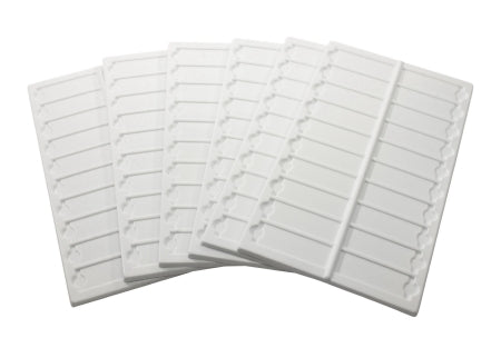 Bel-Art Products Microscope Slide Tray 17 X 34 Inch, White - 44581-0000