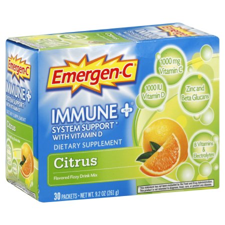 Glaxo Smith Kline Oral Supplement Emergen-C Citrus Flavor Powder 0.3 Oz. Container Individual Packet - 88589800005