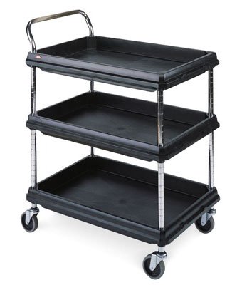 Intermetro Industries - Deep Ledge Utility Cart 21-1/2 X 33-1/4 X 33-3/4 Inch Blue - BC2030-3DMB