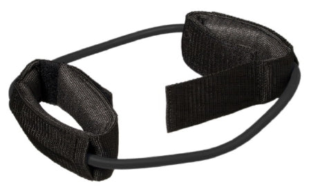 CanDo - Exercise Resistance Tubing with Cuffs Black 35 Inch Circumference X-Heavy Resistance - 10-5765