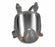 Grainger 3M 6000 Particulate Respirator Mask Full Face Adjustable Head Strap Medium Gray - 4JG18