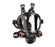 3M 7800 - Reusable Respirator Industrial N95 Full Face Adjustable Head Strap Small Black - 5AJ92