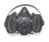 Grainger MSA ComfoClassic Particulate Respirator Mask Half Face Adjustable Head Strap Small Black - 4LR43