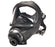 Ultravue Series - Gas Mask NIOSH Full Face 5 Point Adjustable Head Strap Medium Black - 3FZK9