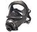 Grainger Ultraview Gas Mask Full Face 5 Point Head Strap Medium Black - 3FZK9