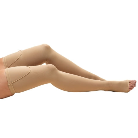 Truform - Anti-embolism Stocking Thigh High Large Beige Open Toe - 810-BG-LG