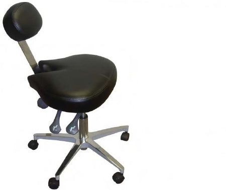 Galaxy Enterprises Relaxed Stress-Free Stool 4-Way Adjustment Height- Seat Tilt, Seat Height, Backrest Tilt and Backrest Height Black - 2150-BLK