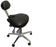 Galaxy Enterprises - Relaxed Stress-Free Stool 4-Way Adjustment Height- Seat Tilt, Seat Height, Backrest Tilt and Backrest Height Black - 2150-BLK