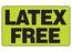 Indeed - Pre-Printed Label Allergy Alert Green Paper Latex Free Black Alert Label 3/8 X 1-1/2 Inch - 2889